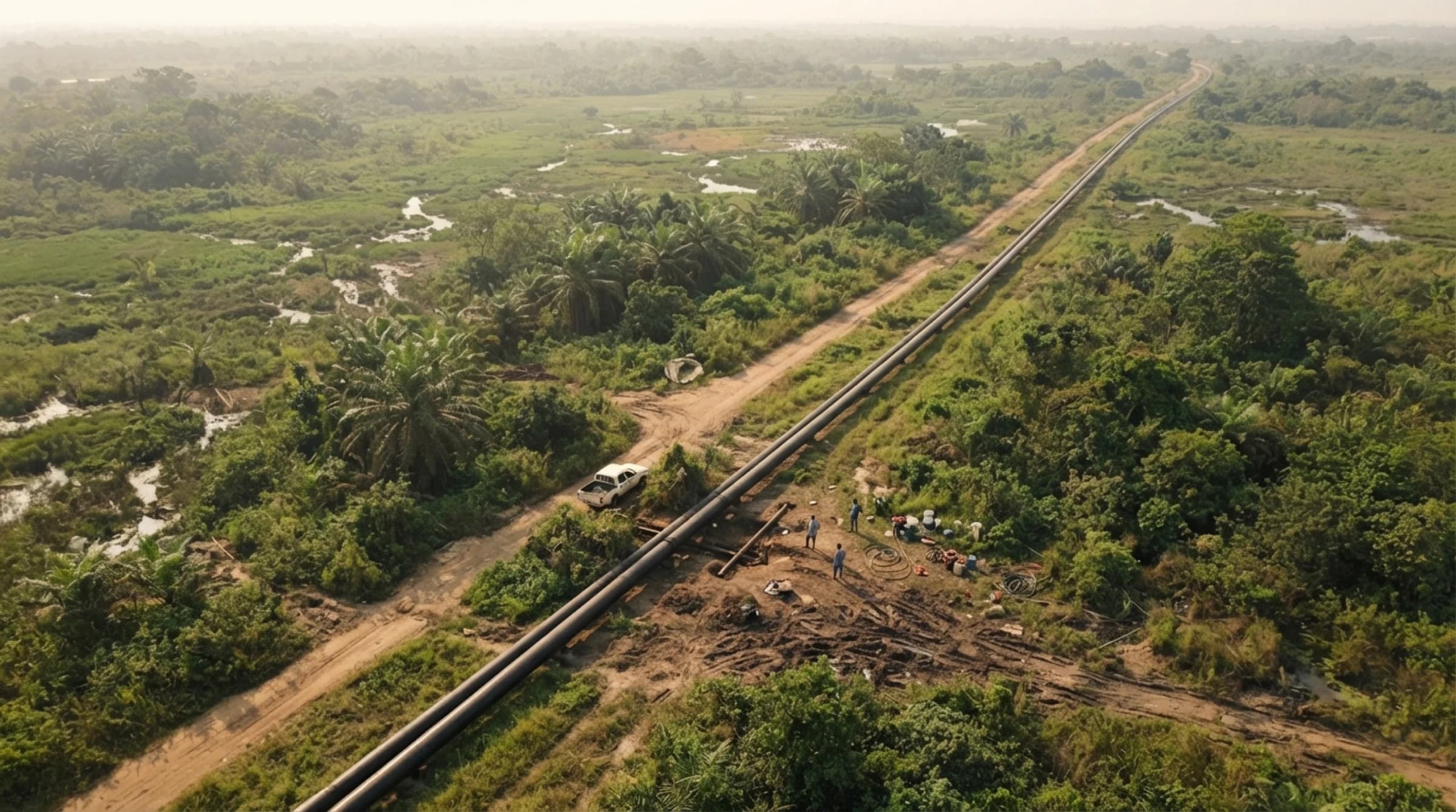 Aerial surveillance of pipeline infrastructure